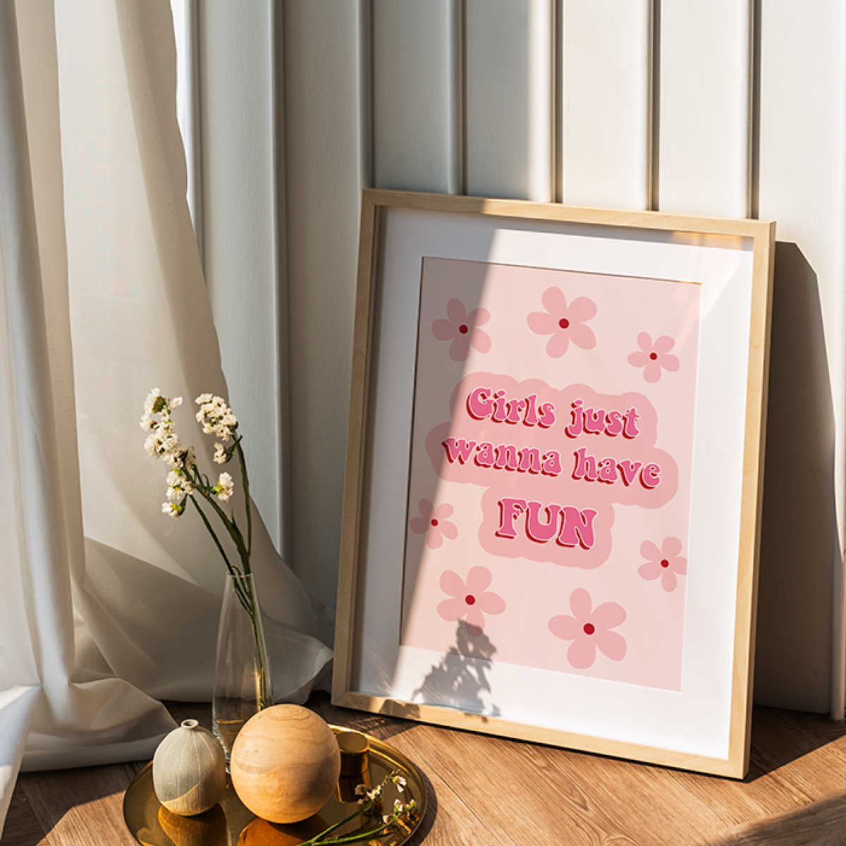 Girls Just Wanna Have Fun – Polka Art Prints