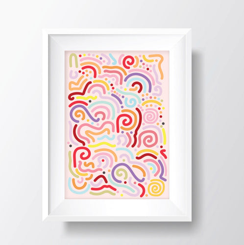 Squiggles Print