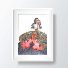 Load image into Gallery viewer, Black Butterfly Dress