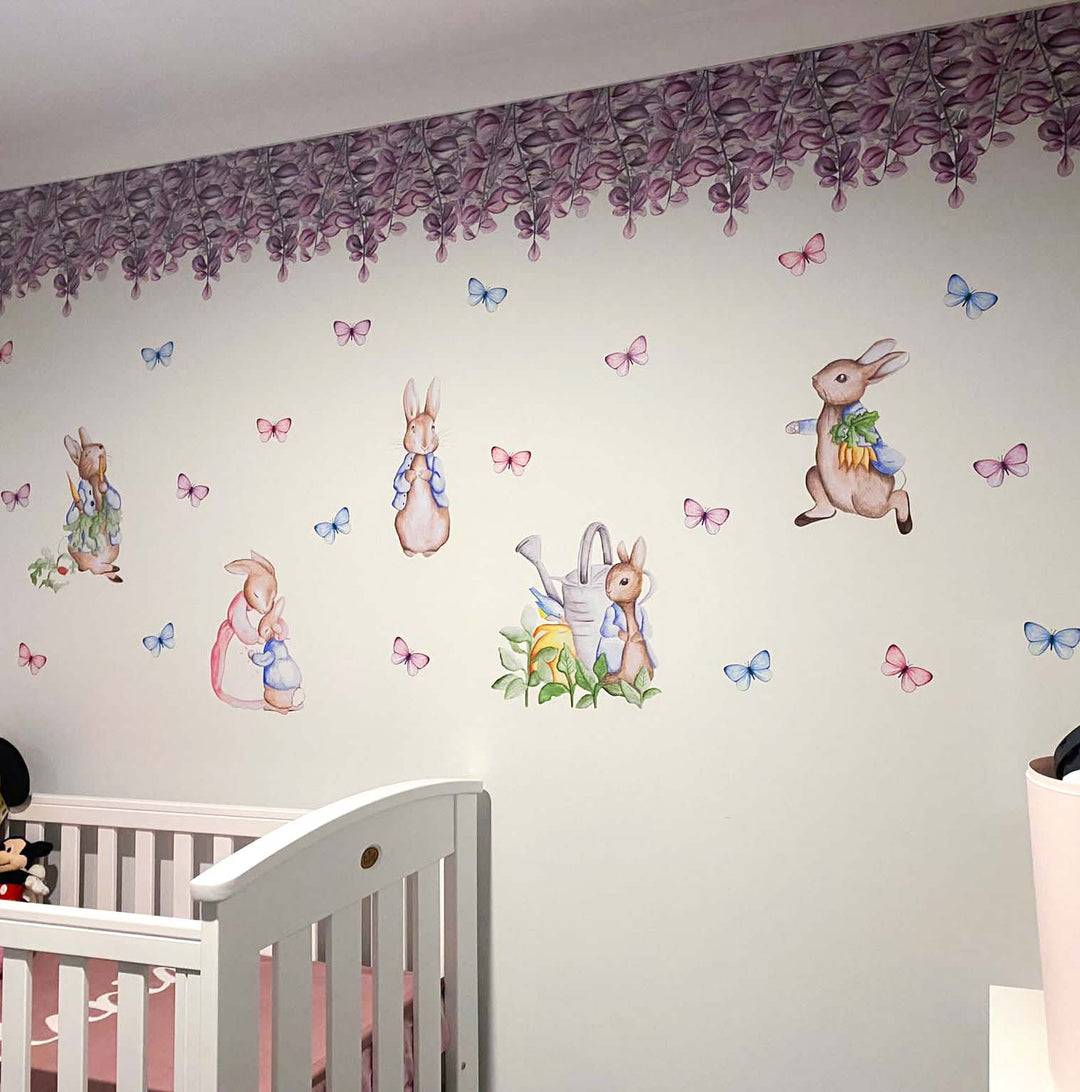 Peter Rabbit Wall Decals – Polka Art Prints