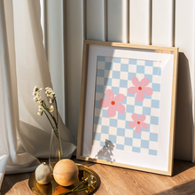 Load image into Gallery viewer, Checkered Florals