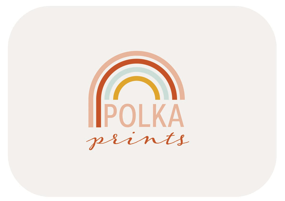 Carte cadeau imprimés Polka