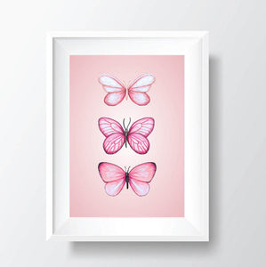 3 papillons 