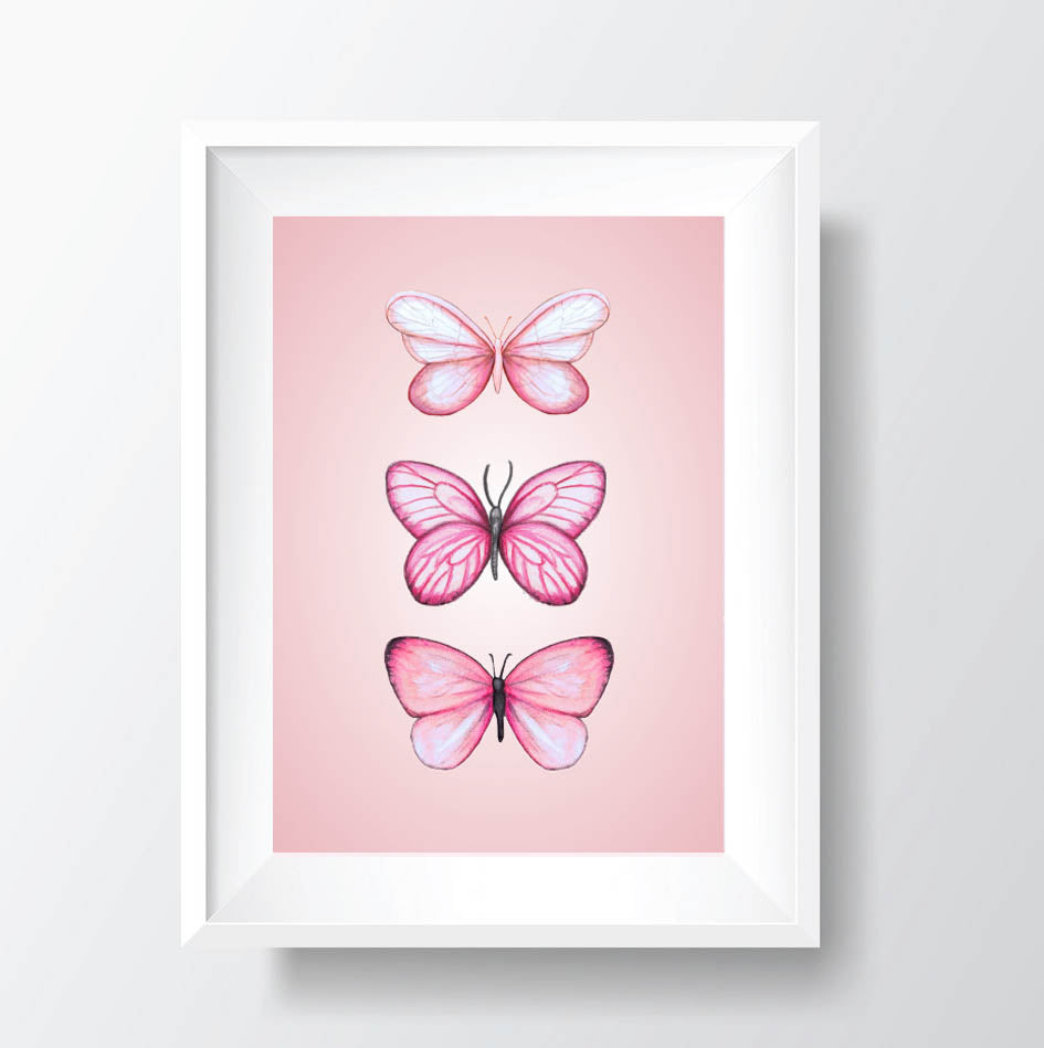 3 papillons 