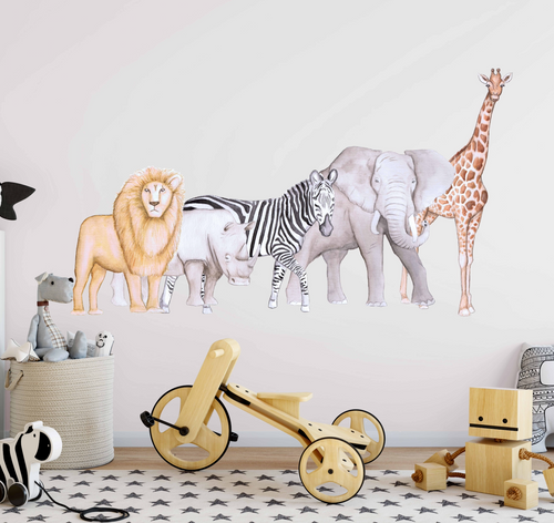 Jungle animal Wall Decals